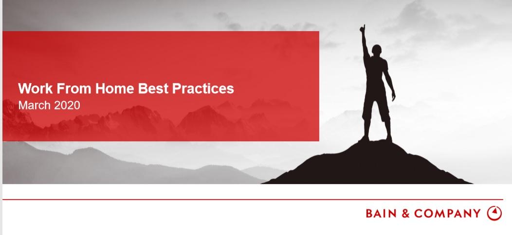 Bain Best Practices Work From Home