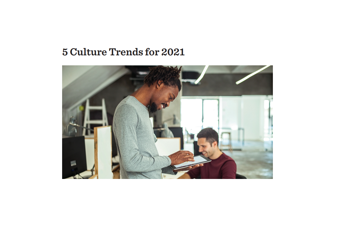 5 Culture Trends for 2021