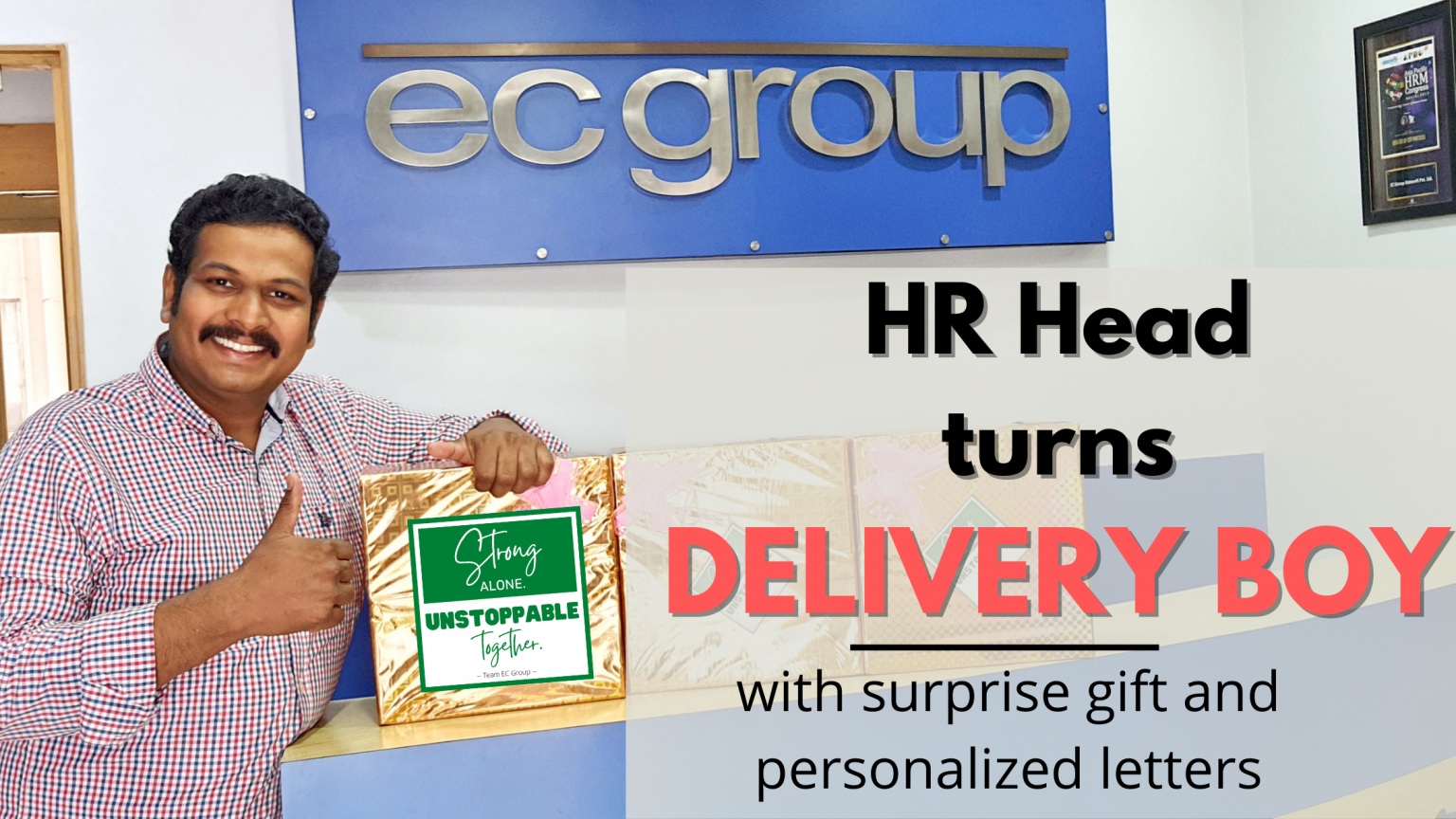 HR Head turns “Delivery Boy”