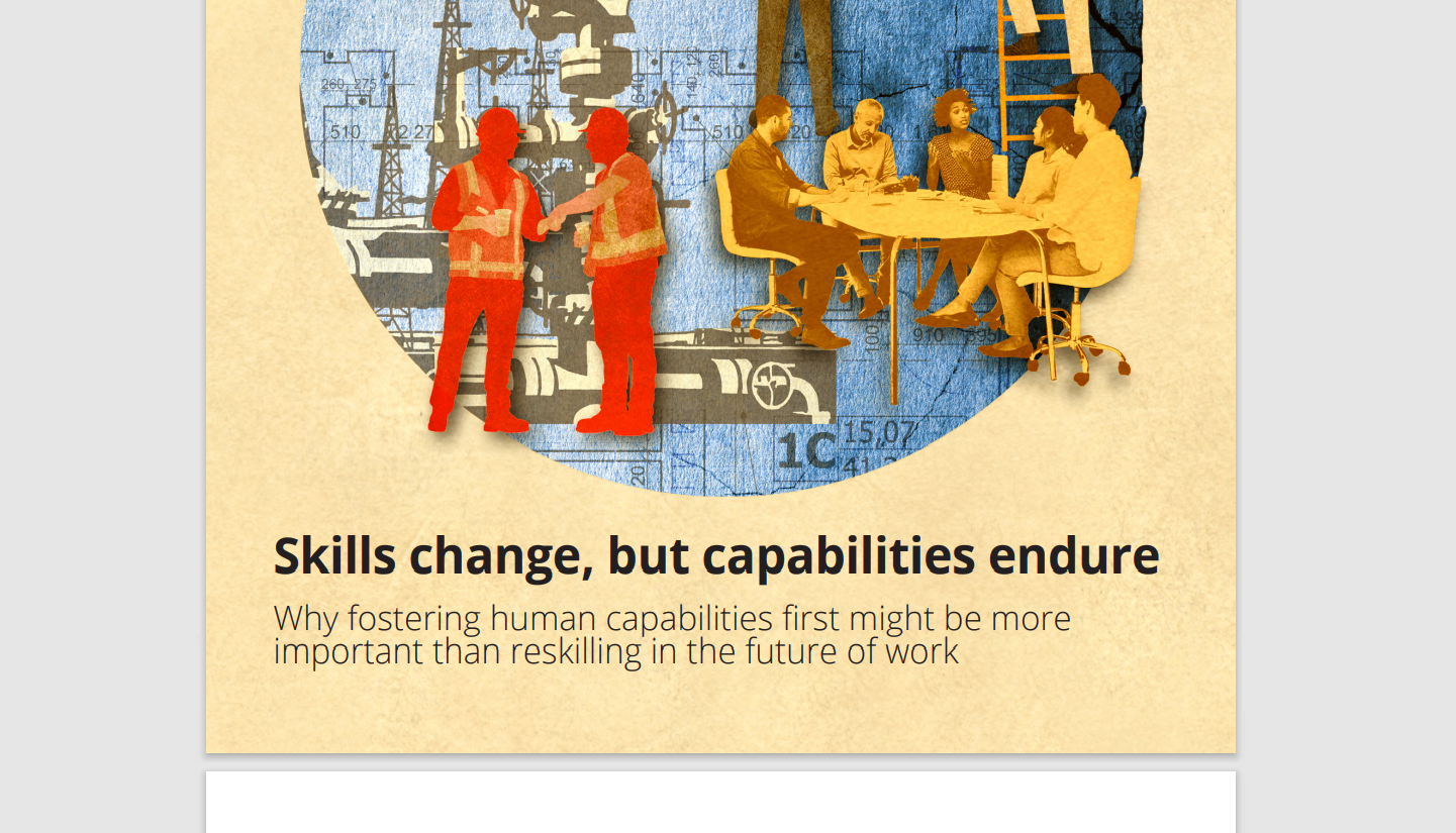 Skills change, but capabilities endure