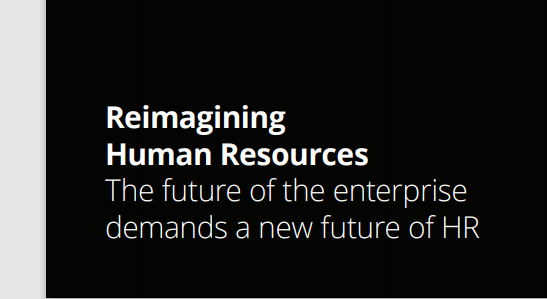 Reimagining Human Resources