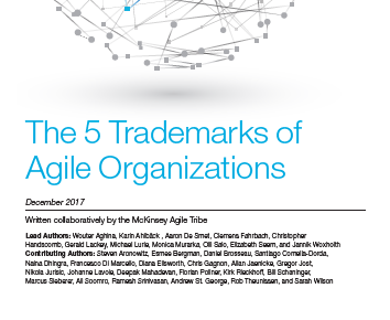 The Five Trademarks of Agile Organizations